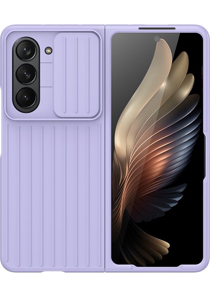 Samsung Galaxy Z Fold5 5g Sert Pc Telefon Kılıfı Anti-Çizelge Anti-Kameralı Kamera Koruyucu ile Ince Kapak (Yurt Dışından)