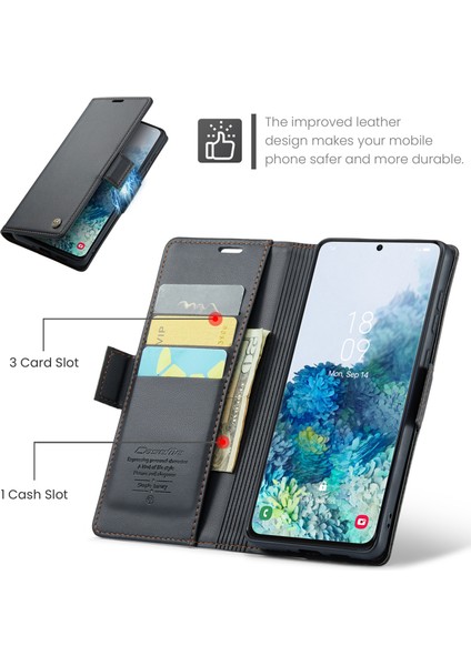 Samsung Galaxy S20 Plus 5g/4g Pu Deri Rfıd Engelleme Cüzdan Kapağı (Yurt Dışından) indirimleri