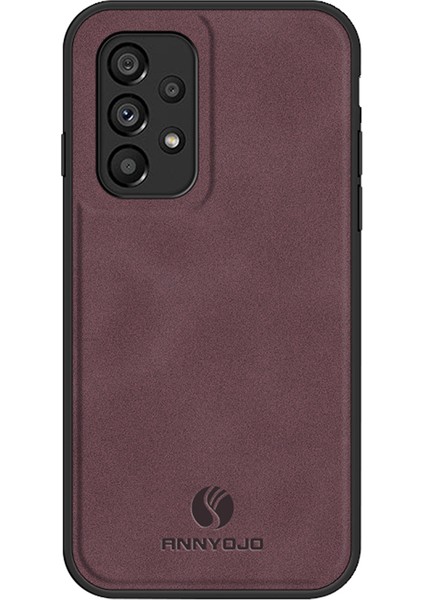 Samsung Galaxy A13 4g Pu Deri Kaplamalı Pc+Tpu Kapak Anti-Drop Telefon Kılıfı Desteği Manyetik Araç Montajı (Yurt Dışından)