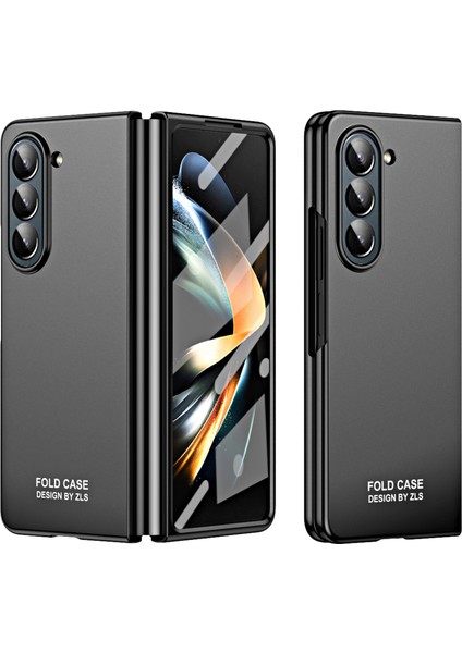 Samsung Galaxy Z Fold5 5g Telefon Kılıfı Temperli Cam Film ile Sabit Pc Kırdırmaya Dayanıklı Kapak (Yurt Dışından) fiyatları