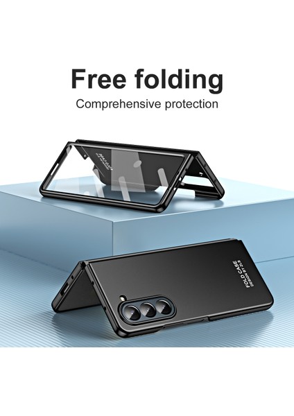 Samsung Galaxy Z Fold5 5g Telefon Kılıfı Temperli Cam Film ile Sabit Pc Kırdırmaya Dayanıklı Kapak (Yurt Dışından) modelleri