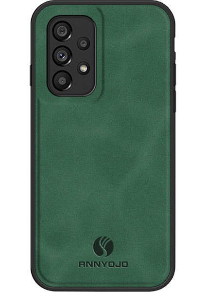 Samsung Galaxy A13 4g Pu Deri Kaplamalı Pc+Tpu Kapak Anti-Drop Telefon Kılıfı Desteği Manyetik Araç Montajı (Yurt Dışından)