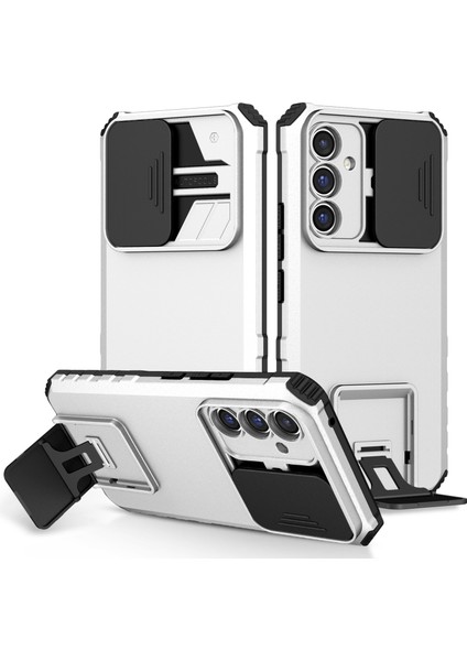 Samsung Galaxy A54 5g Kickstand Case Anti-Cratch Pc+ Tpu Telefon Koruyucusu Slayt Kamera Kapağı (Yurt Dışından)