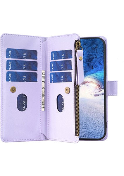 Samsung Galaxy A34 5g Fermuarı Cep Telefon Kılıfı Pu Deri Cüzdan Stand Kapağı (Yurt Dışından) fırsatları