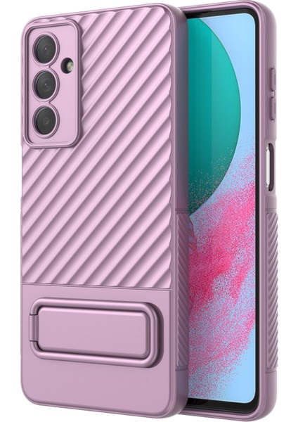 Samsung Galaxy M54 5G/F54 5g Esnek Yumuşak Tpu Kasası Kickstand ile Çizilmeye Dayanıklı Cilt Dokunma Telefonu Kapağı (Yurt Dışından)