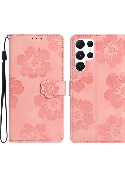 Samsung Galaxy S22 Ultra 5g Akıllı Telefon Kılıfı Stand Pu Deri Cüzdan Telefon Kapağı (Yurt Dışından)