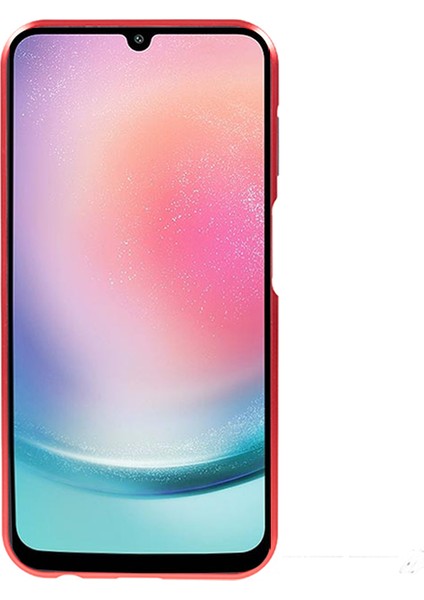 Samsung Galaxy A24 4g Açık Çift Taraflı Temperli Cam Kılıf Manyetik Adsorpsiyon Metal Çerçeve Telefon Kapağı (Yurt Dışından)