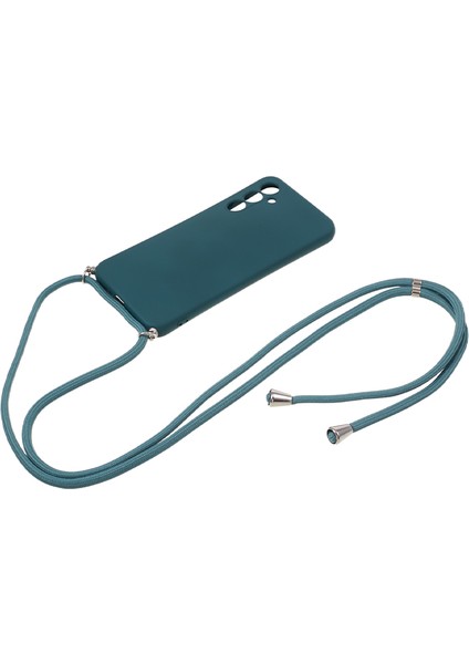 Samsung Galaxy A54 5g Fiber Astar Tpu Tpu Long Lanyard ile Kauçuklu Telefon Kılıfı (Yurt Dışından)