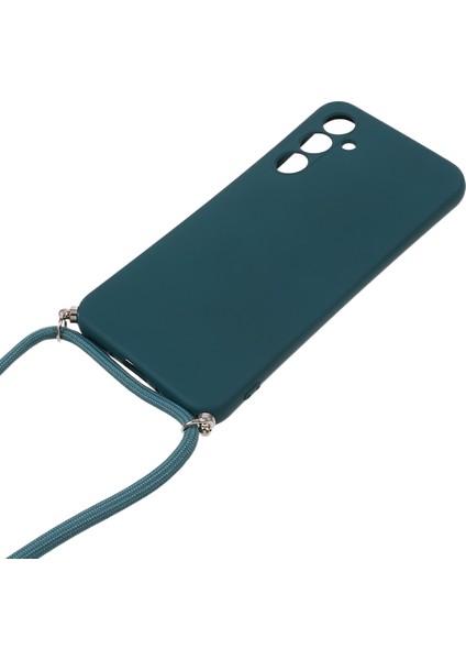 Samsung Galaxy A54 5g Fiber Astar Tpu Tpu Long Lanyard ile Kauçuklu Telefon Kılıfı (Yurt Dışından)