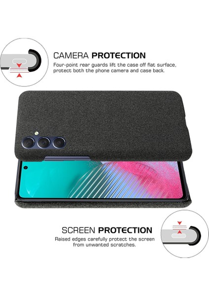 Samsung Galaxy M54 5G/F54 5g Bez+Sert Pc Arka Kapak Çekmeye Dayanıklı Koruyucu Telefon Kasası (Yurt Dışından) fırsatları