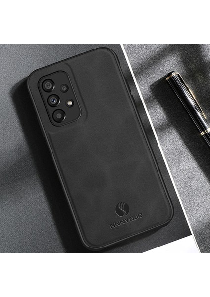 Samsung Galaxy A13 4g Pu Deri Kaplamalı Pc+Tpu Kapak Anti-Drop Telefon Kılıfı Desteği Manyetik Araç Montajı (Yurt Dışından)