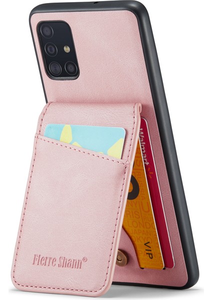 Samsung Galaxy A51 5g SM-A516 Kart Yuvaları Kickstand Pu Deri+Tpu Telefon Kılıfı (Yurt Dışından) fiyatları
