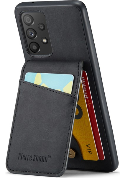 Samsung Galaxy A52 4G/5G/A52S 5g Pu Deri+Tpu Kickstand Shell Rfıd Engelleme Kart Tutucu Telefon Kılıfı (Yurt Dışından) fiyatları