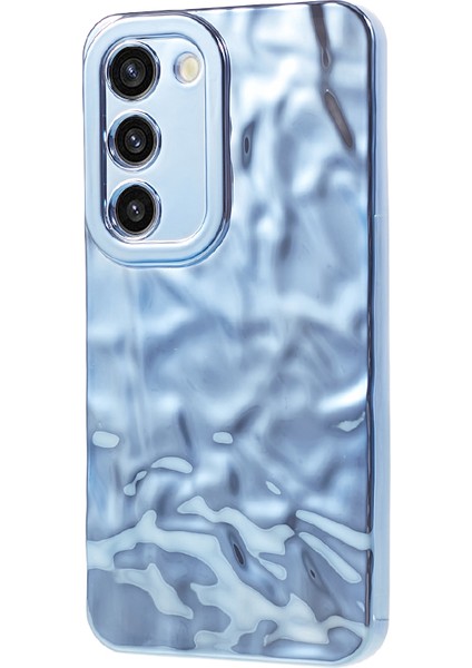Samsung Galaxy S23 Çizgiye Karşı Çizgiye Karşı Telefon Kılıfı Kırışmış Eşzamanlı Elektraplatma Tpu Kapak (Yurt Dışından)