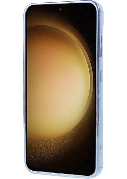 Samsung Galaxy S23 Çizgiye Karşı Çizgiye Karşı Telefon Kılıfı Kırışmış Eşzamanlı Elektraplatma Tpu Kapak (Yurt Dışından)