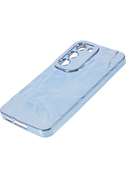 Samsung Galaxy S23 Çizgiye Karşı Çizgiye Karşı Telefon Kılıfı Kırışmış Eşzamanlı Elektraplatma Tpu Kapak (Yurt Dışından)