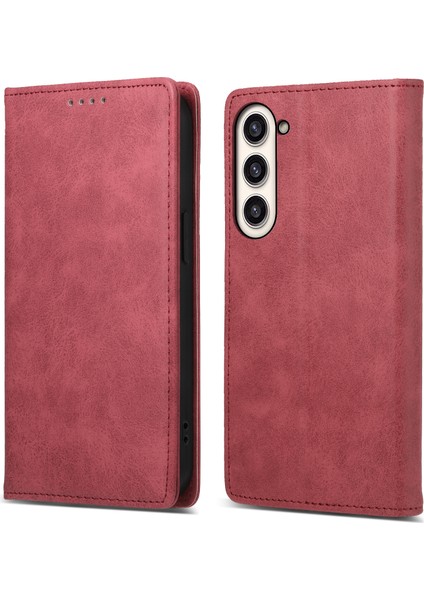 Samsung Galaxy S23 Plus , Rfıd Engelleme Cüzdanı Pu Deri Standı Telefon Kapağı (Yurt Dışından)