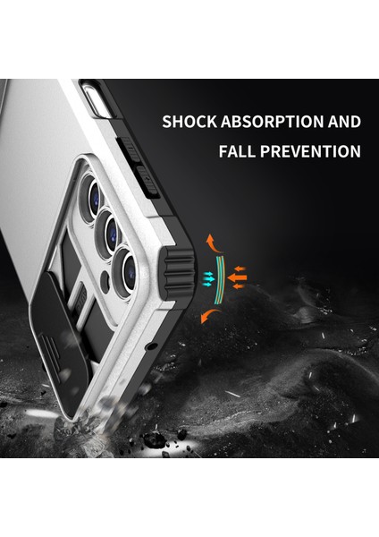 Samsung Galaxy A14 5g Kickstand Telefon Kasası Slayt Kamera Koruması Pc+ Tpu Kapağı (Yurt Dışından) indirimleri