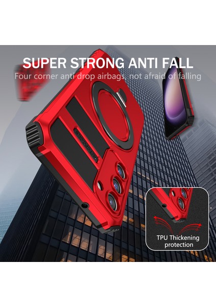 Samsung Galaxy S23 Plus Manyetik Telefon Kılıf Kickstand Pc+ Tpu Sağlam Koruyucu Kapak (Yurt Dışından) fırsatları