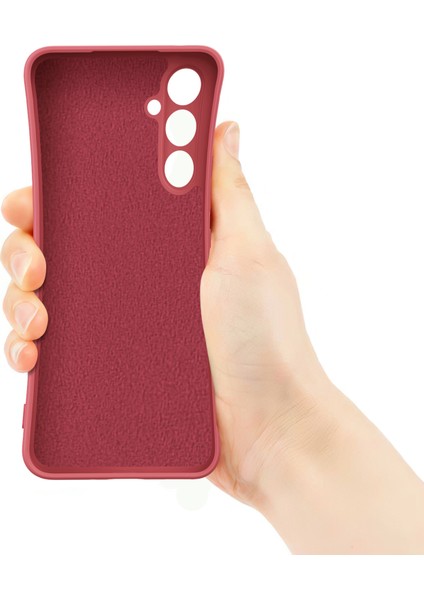 Samsung Galaxy A34 5g Sıvı Silikon Koruyucu Kapak Yüzüğü Kickstand Telefon Kılıfı Bilek Ipi (Yurt Dışından)
