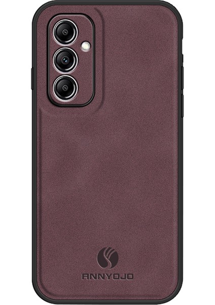 Samsung Galaxy A14 5g Pu Deri+Pc+Tpu Anti-Dalgalı Kılıf Manyetik Araba Montaj Telefon Kapağı (Yurt Dışından)