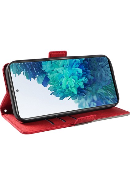 Samsung Galaxy S20 FE/S20 Fe 5G/S20 Fe 2022/S20 Lite Deri Kılıf Renklemli Rhombus Baskalı Stand Telefon Kapağı (Yurt Dışından) modelleri