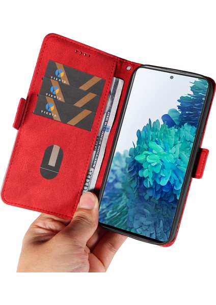 Samsung Galaxy S20 FE/S20 Fe 5G/S20 Fe 2022/S20 Lite Deri Kılıf Renklemli Rhombus Baskalı Stand Telefon Kapağı (Yurt Dışından) indirimleri