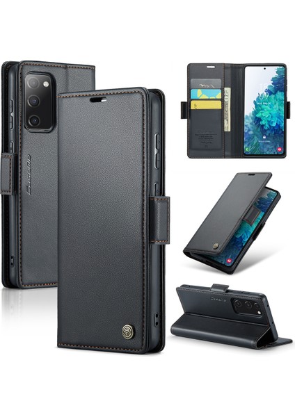 Samsung Galaxy S20 FE/S20 Fe 5G/S20 Fe 2022/S20 Lite Telefon Deri Kılıfı Rfıd Blowantıce Cülü Kapak (Yurt Dışından)