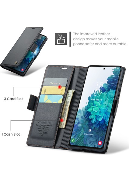 Samsung Galaxy S20 FE/S20 Fe 5G/S20 Fe 2022/S20 Lite Telefon Deri Kılıfı Rfıd Blowantıce Cülü Kapak (Yurt Dışından) indirimleri