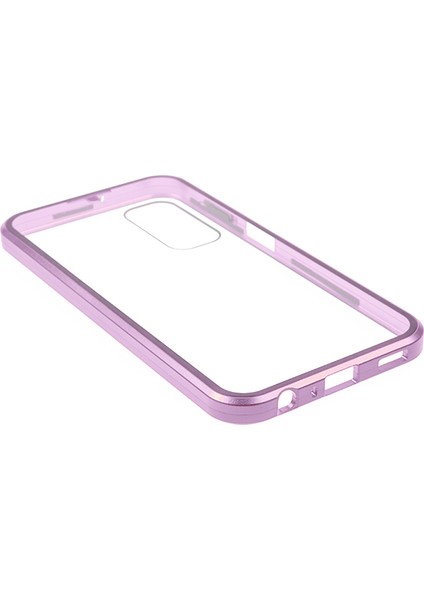 Samsung Galaxy A24 4g Açık Çift Taraflı Temperli Cam Kılıf Manyetik Adsorpsiyon Metal Çerçeve Telefon Kapağı (Yurt Dışından) fırsatları
