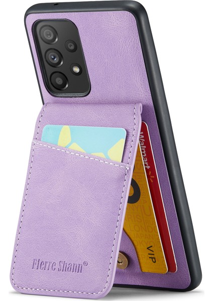 Samsung Galaxy A23 4G/A23 5g (Global Sürüm) Kart Yuvaları Pu Deri+Kickstand ile Tpu Telefon Kılıfı (Yurt Dışından) fiyatları