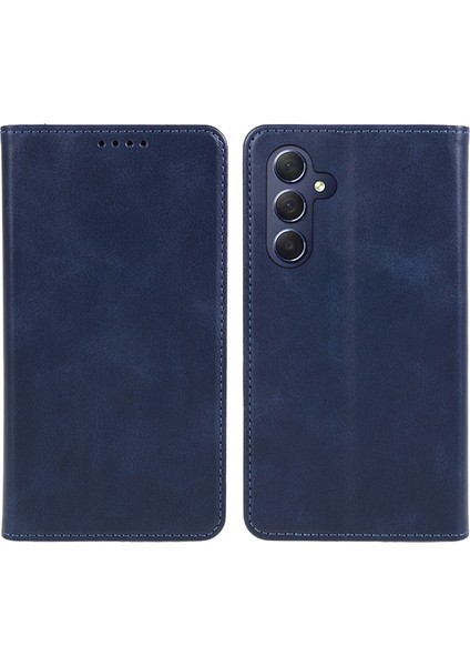 Samsung Galaxy A34 5g Etkiye Dayanıklı Pu Deri Deri Telefon Kasası Buzağı Doku Cüzdan Kapağı Stand (Yurt Dışından)