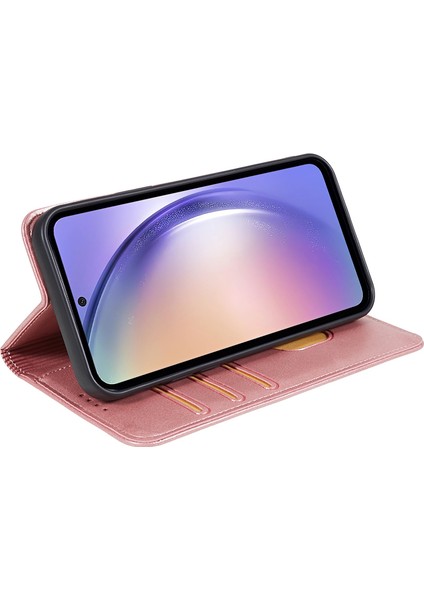Samsung Galaxy A52S 5G/A52 5g/4g Pu Deri Standı Kılıf Anti-Çizgi Buzağı Dokusu Cüzdan Toz Geçirmez Telefon Kapağı (Yurt Dışından) fırsatları
