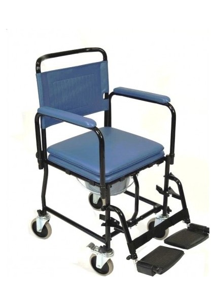 Mobile Chair Foldable Tekerlekli Klozetli Sandalye