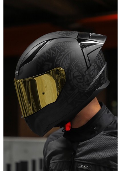 Rapıd Race Takaroa Mat Siyah Kask C4