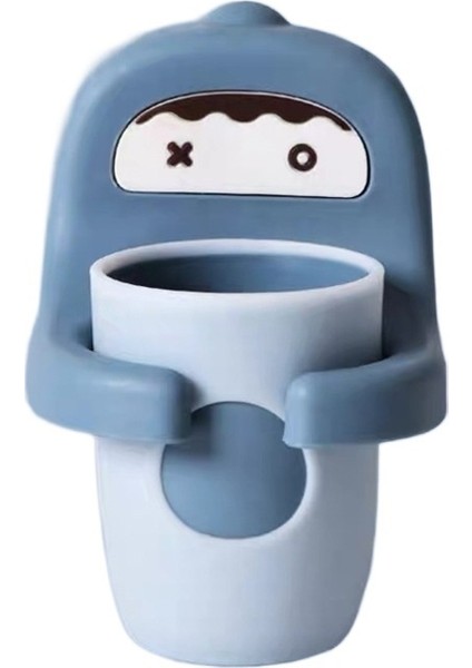 Çocuk Diş Fırçası Kabı Diş Fırçası Gargara Kabı Bebek Diş Seti Tutucu Diş Fırçası Tutucu Duvara Monte Çok Fonksiyonlu Sevimli Diş Fırçası Kabı (Yurt Dışından)