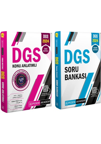 2024 DGS Konu ve Soru Bankası Seti 2 Kitap