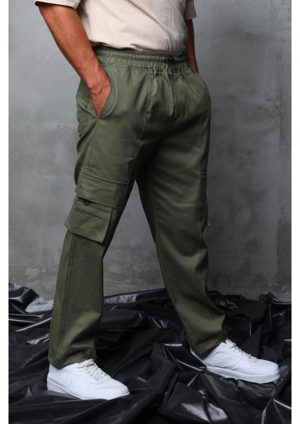 R-4334 Bel Lastik Stoperli Körüklü Cep Detaylı Gabardin Pantolon fırsatları