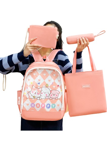 Okula Dönüş 4'lü Sırt Çantası (Yurt Dışından)