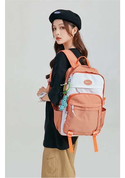 Renk Kontrastı Sırt Çantası (Yurt Dışından) fiyatları