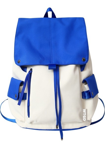 Renk Kontrastı Sırt Çantası (Yurt Dışından)