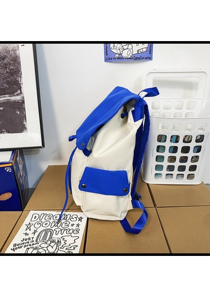 Renk Kontrastı Sırt Çantası (Yurt Dışından) fırsatları