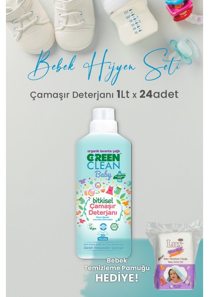 Baby Çamaşır Deterjanı 1 L x 24 Adet ve Hediyelik