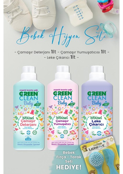 Baby Çamaşır Deterjanı, Yumuşatıcı, Leke Çıkarıcı ve Hediyeli
