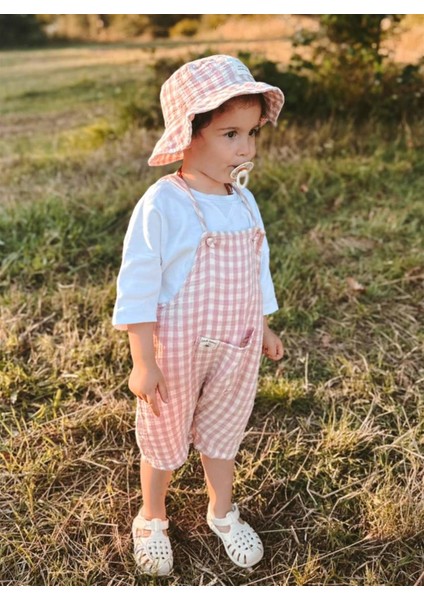 Bohem Ekose Müslin Tulum Pembe