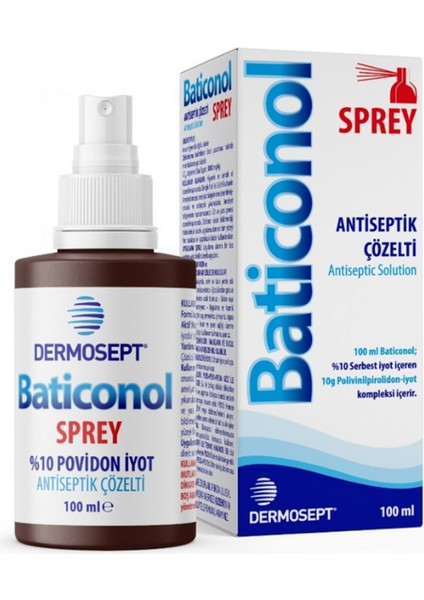 Batikon Dermosept Baticonol 100 ml Sprey