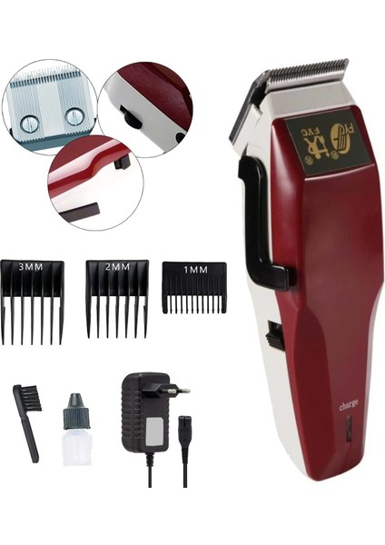 Saç Sakal Tıraş Makinesi Şarjlı Profesyonel Fyc RFCD-601