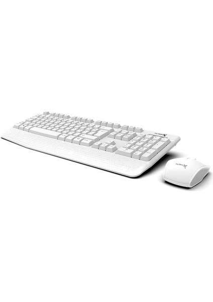 Workeys Office USB Kablosuz 2.4ghz Beyaz Multimedya Standart Q Kablosuz Klavye ve Mouse