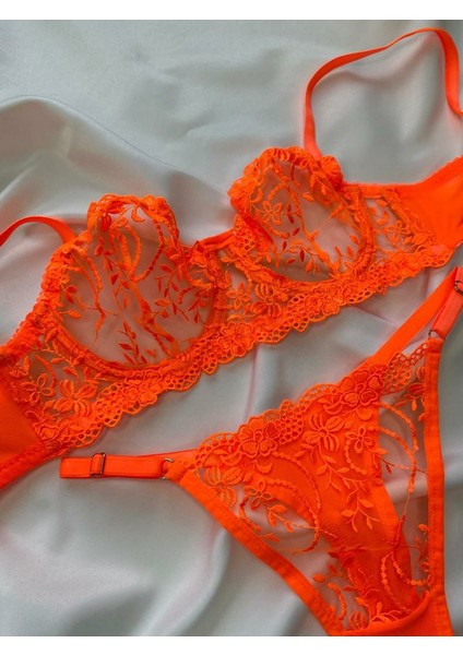 Balenli Bralet Sütyen Takımı Fantezi
