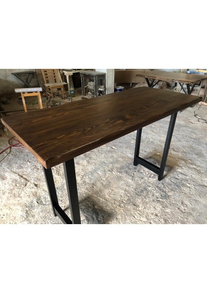 Doğal Kütük Ağaç Bar Masası Modelleri 60X160.CM fırsatları